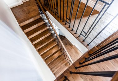 escalier en bois